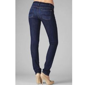 7 for All Mankind Roxanne Skinny Jeans Sz: 27